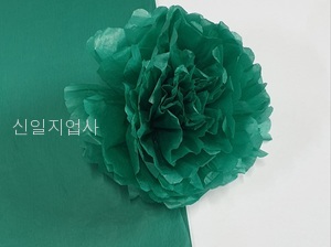 색화지(습자지.청초록) 전지 500장 (1연)