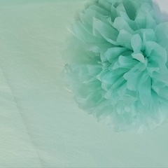 색화지(습자지)포장지 (청민트) 전지 500장 (1연)